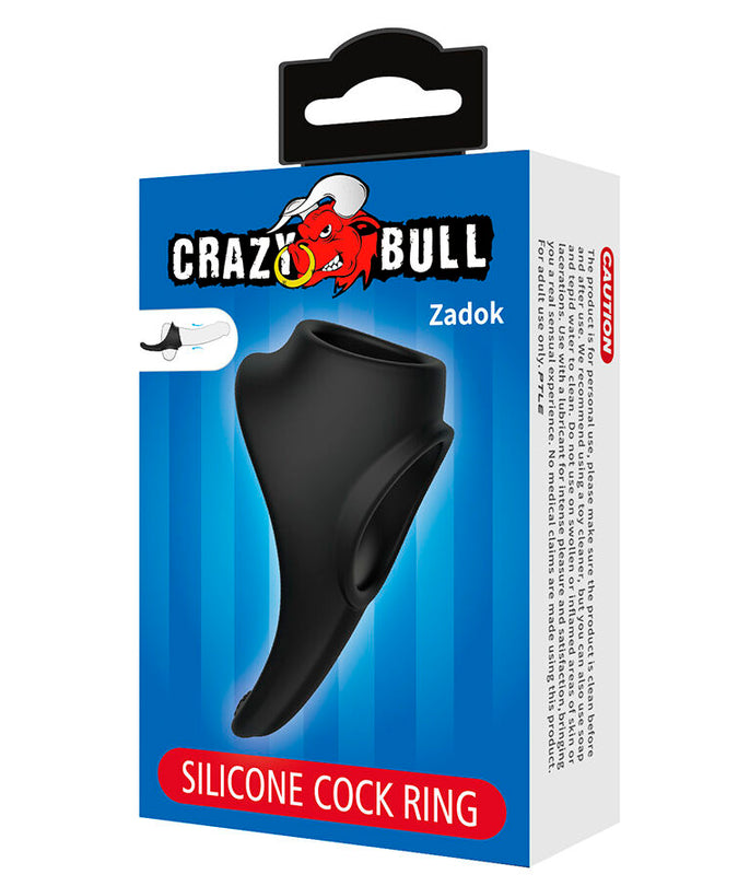 CRAZY BULL - ZADOK ERGONOMISCHE RING MET PERINEUMSTIMULATOR