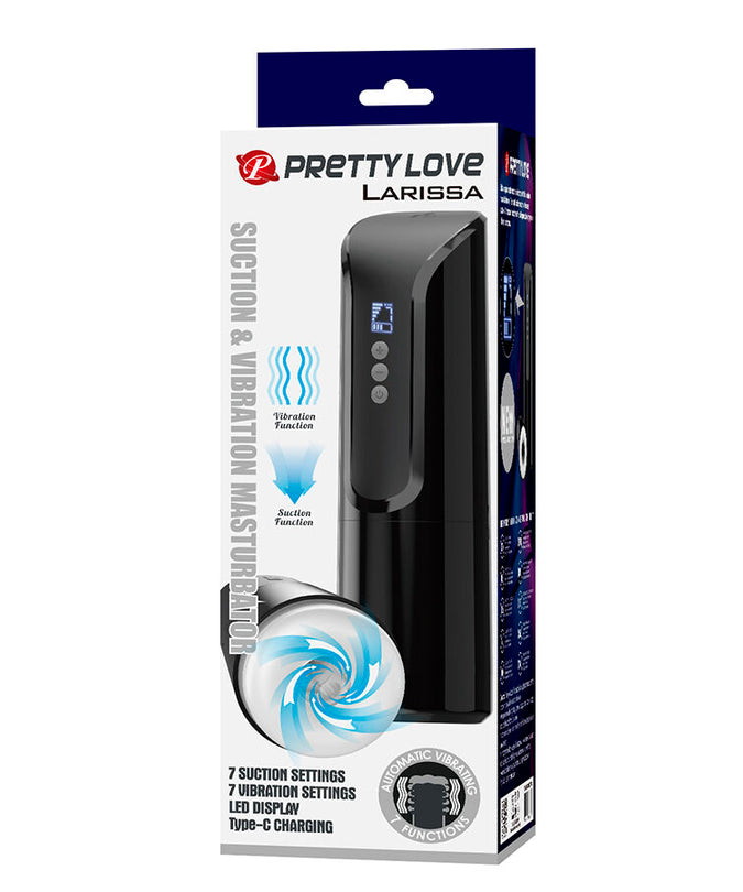 Pretty Love – Larissa Vibrating Suction Masturbator