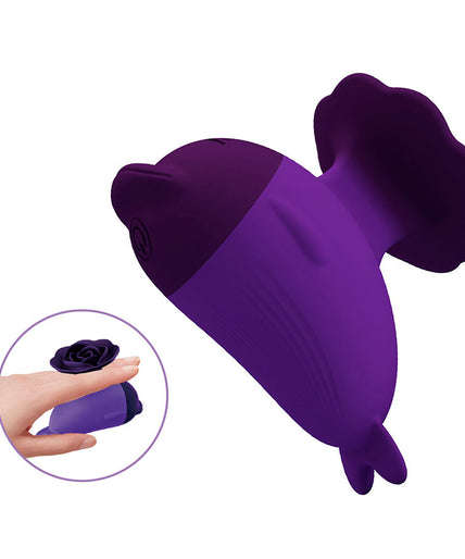 PRETTY LOVE - DOLPHIN MINI VIBRATOR WITH CLIP