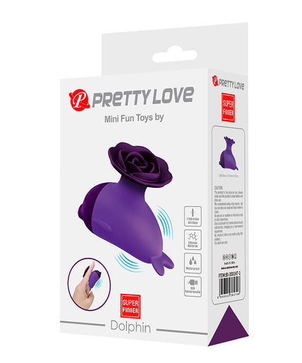 PRETTY LOVE - DOLPHIN MINI VIBRATOR WITH CLIP