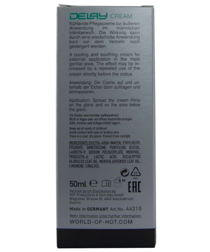 HOT - DELAY CRÈME 50 ML