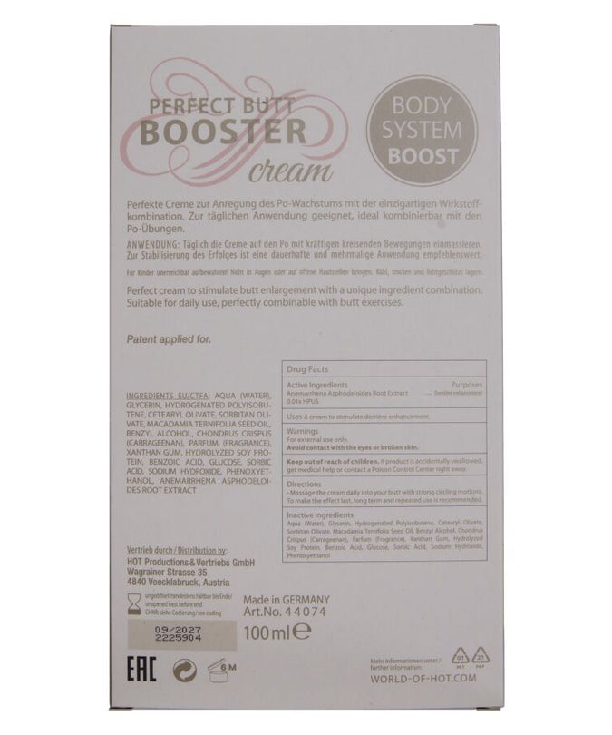 HOT - XXL BOOTY BOOSTER CREAM 100 ML