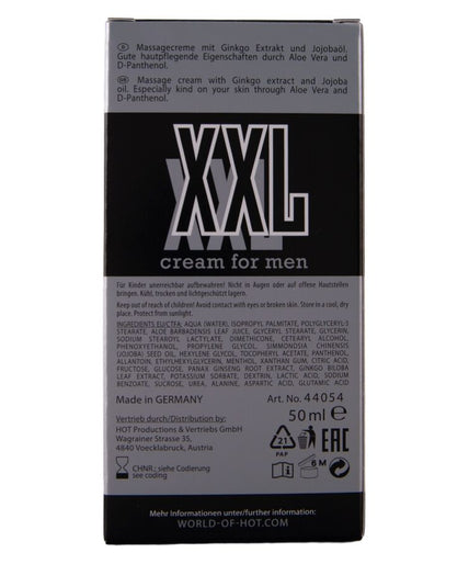 HOT - XXL CREAM FOR MEN 50 ML
