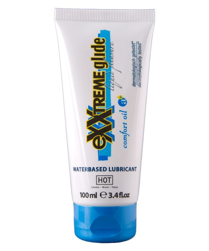 HOT - EXXTREME GLIDE WATERBASED LUBRICANT + COMFORT OIL A+ 100 ML