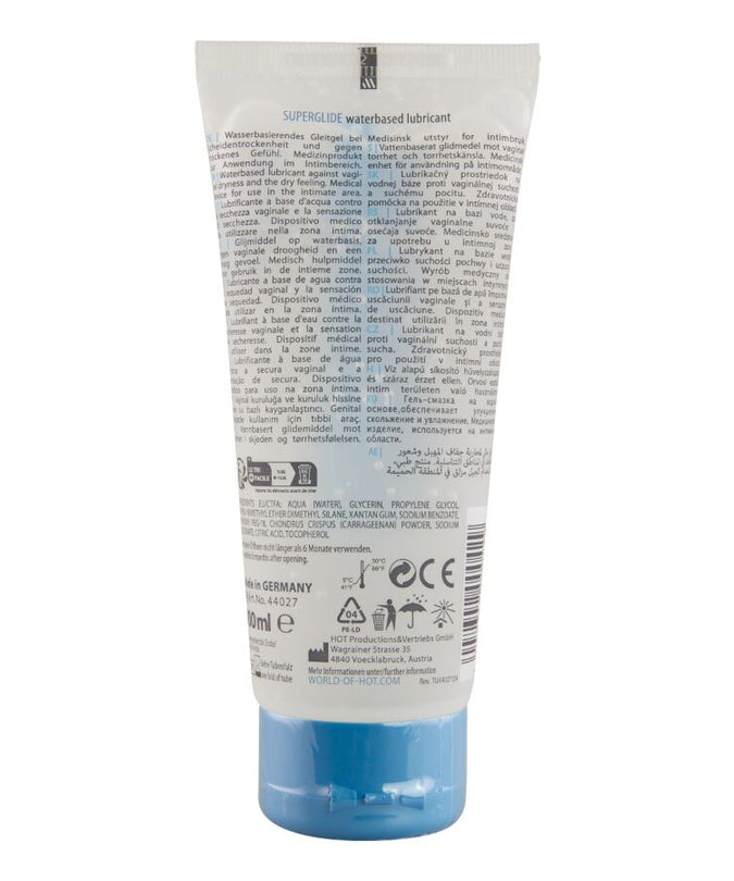 HOT - SUPERGLIDE LIQUID PLEASURE GLIJMIDDEL OP WATERBASIS 100 ML