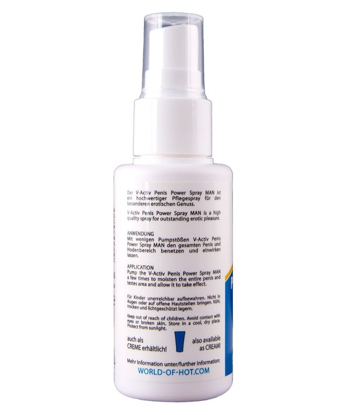 HOT - V-ACTIV PENIS POWER SPRAY FOR MEN 50 ML
