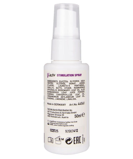 HOT - V-ACTIV STIMULERENDE SPRAY VOOR VROUWEN 50 ML