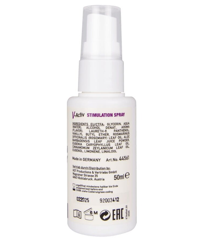 HOT - V-ACTIV STIMULERENDE SPRAY VOOR VROUWEN 50 ML