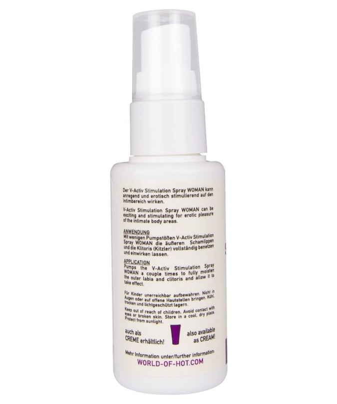 HOT - V-ACTIV STIMULERENDE SPRAY VOOR VROUWEN 50 ML