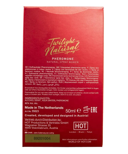 HOT - TWILIGHT PHEROMONE NATURAL WOMEN 50 ML