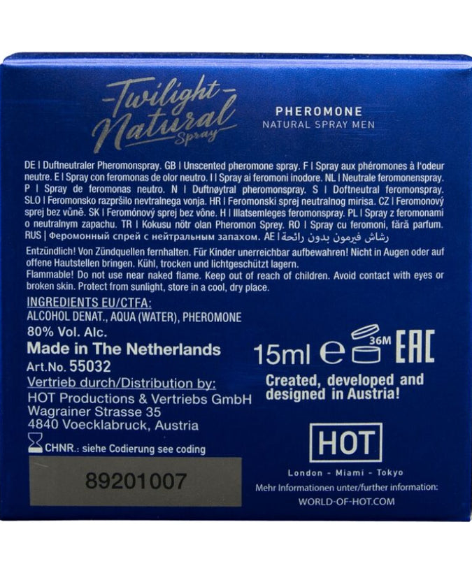Hot – Twilight Pheromone Natural Men 15 Ml