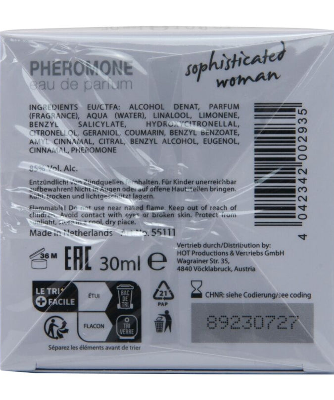 HOT - PHEROMONE PERFUME LONDON SOPHISTICATED WOMAN 30 ML