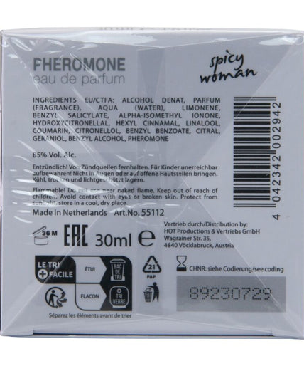 HOT - PHEROMONE PERFUME MIAMI SPICY WOMAN 30 ML