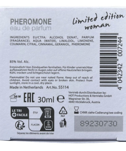 HOT - PHEROMONE PERFUME DUBAI LIMITED EDITION WOMEN 30 ML