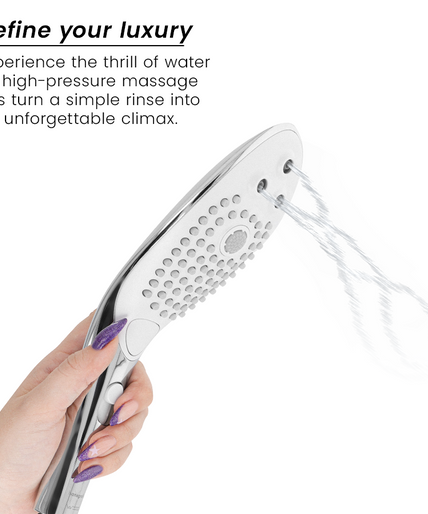 WOMANIZER - WAVE CLITORAL STIMULATING SHOWER HEAD CHROME