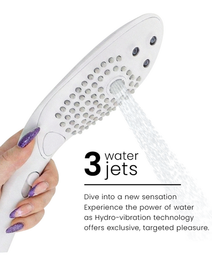 WOMANIZER - WAVE CLITORAL STIMULATING SHOWER HEAD WHITE