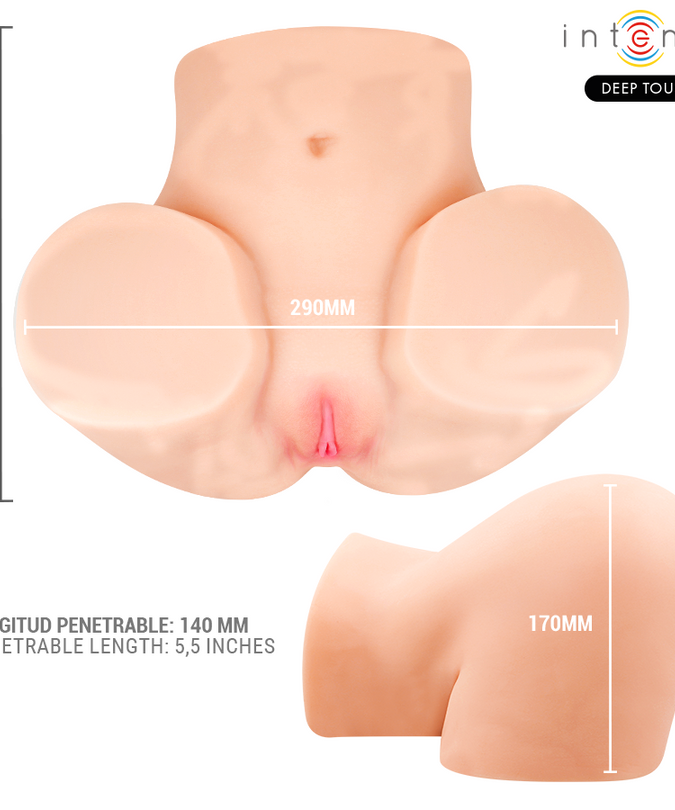 INTENSE DIEPE AANRAKING - GINGER VAGINALE MASTURBATOR MET ZUIGKRACHT, WARMTE, TRILLING EN STEMEFFECTEN MET AFSTANDSBEDIENING 5.3 KG