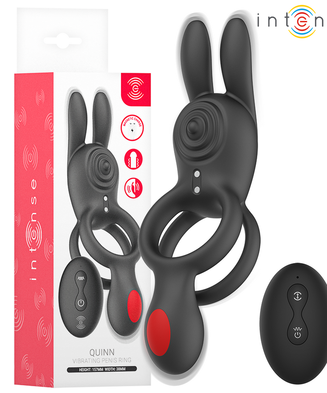 INTENSE - QUINN DOUBLE VIBRATION RING REMOTE CONTROL