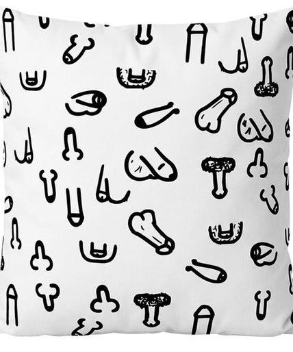 DIABLO PICANTE - 30 X 30 PENIS KUSSEN WIT