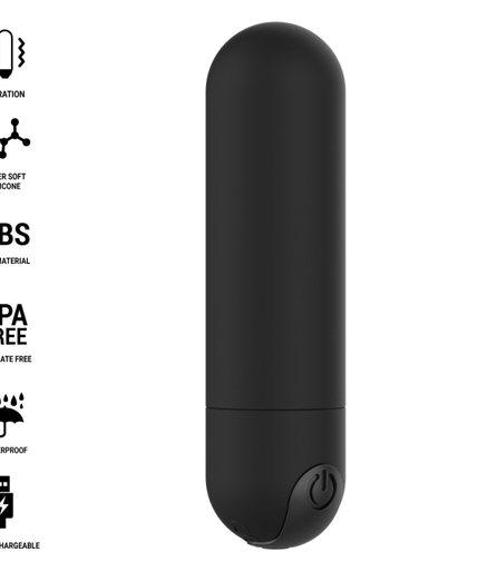 INTENSE - KAREN MINI RECHARGEABLE VIBRATING BULLET BLACK