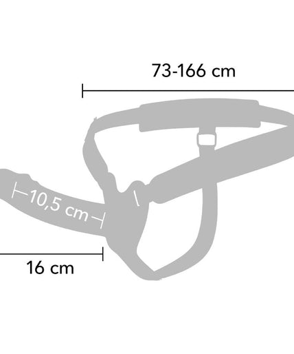 HIDDEN DESIRE - INFERNO VIBRATING PENIS SLEEVE STRAP-ON 16 CM