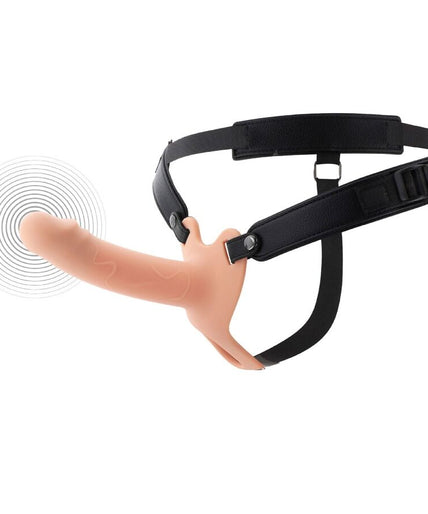 HIDDEN DESIRE - INFERNO VIBRATING PENIS SLEEVE STRAP-ON 16 CM