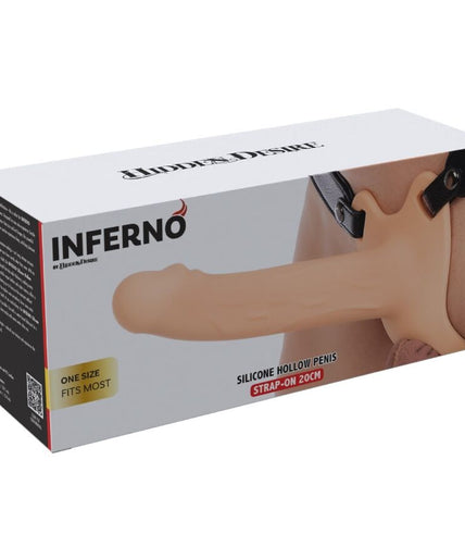 HIDDEN DESIRE - INFERNO PENIS SLEEVE STRAP-ON 20 CM