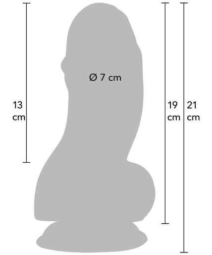 HIDDEN DESIRE - INFERNO FAT BOYS DILDO 19 CM