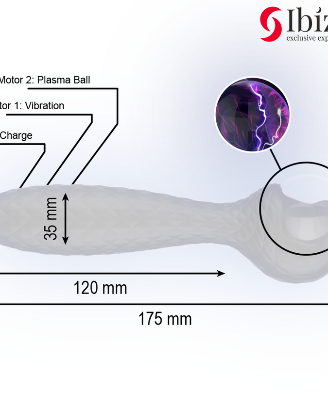 IBIZA - PLASMA SPHERE VIBRATOR AND STIMULATOR
