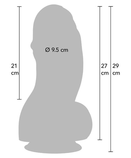HIDDEN DESIRE - INFERNO FAT BOYS DILDO 27 CM