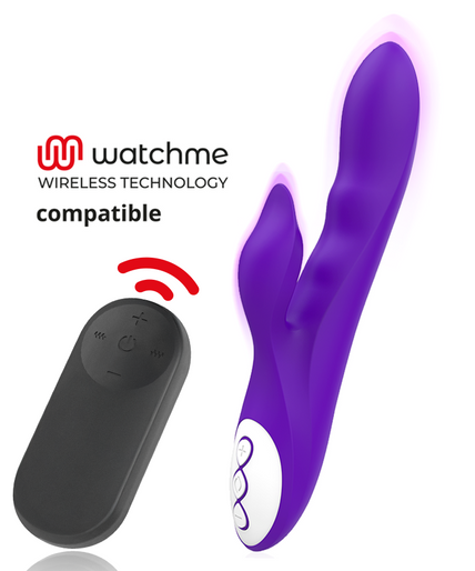 GALATEA - GALO PURPLE VIBRATOR + WATCHME REMOTE CONTROL