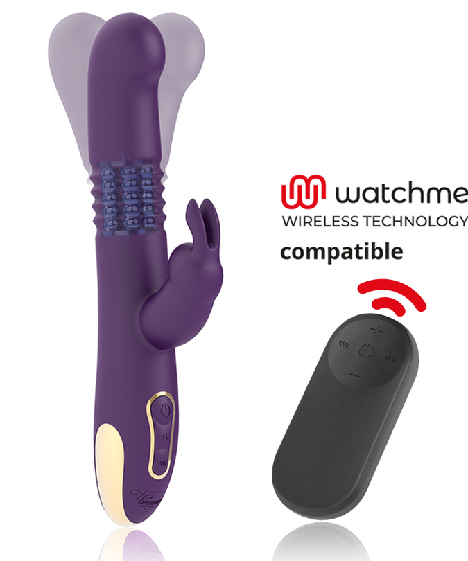 TREASURE - BASTIAN RABBIT UP & DOWN ROTATOR & VIBRATOR + WATCHME REMOTE CONTROL