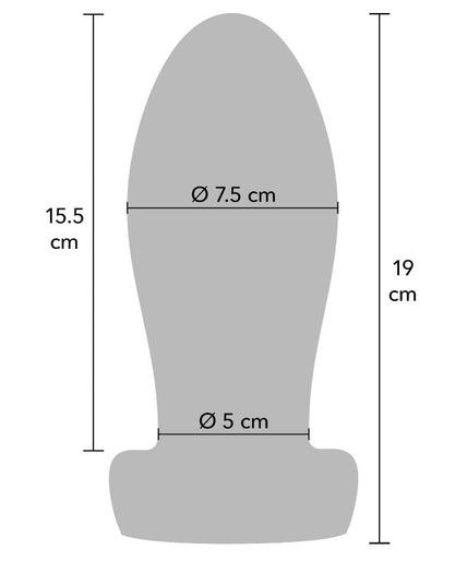 HIDDEN DESIRE - EXTREME HEAVY ANAL STRETCHER PLUG EXTRA LARGE