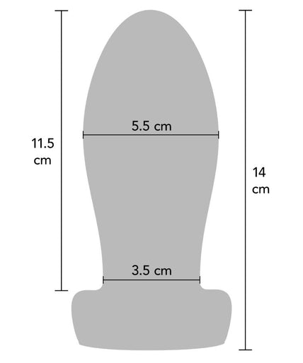 HIDDEN DESIRE - EXTREME HEAVY ANAL STRETCHER PLUG MEDIUM
