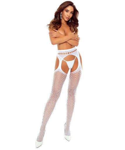 PASSION - S032 WITTE OPEN PANTY ONE SIZE