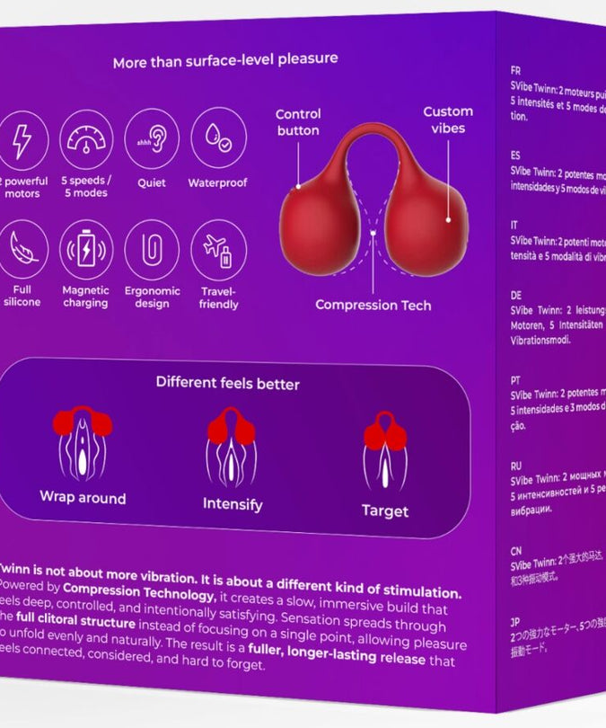 SNAIL VIBE - TWINN CHERRY FINGER VIBRATOR