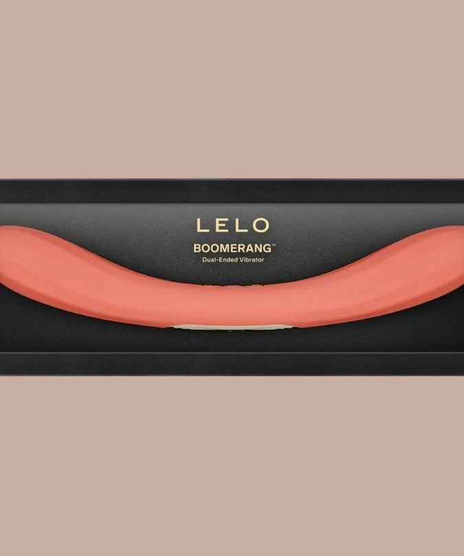 LELO – BOOMERANG Double Ended Vibrator – Coral Red