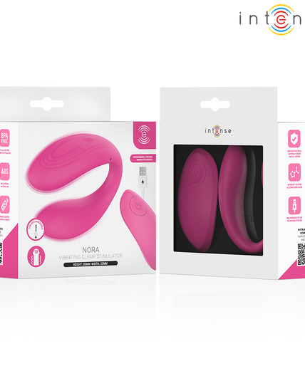 INTENSE - NORA VIBRATING CLAMP STIMULATOR PINK