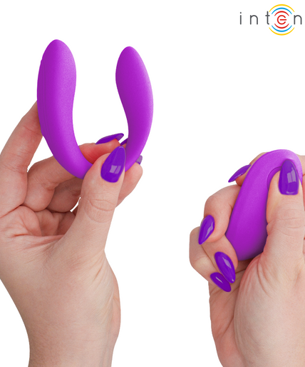 INTENSE - NORA VIBRATING CLAMP STIMULATOR PURPLE