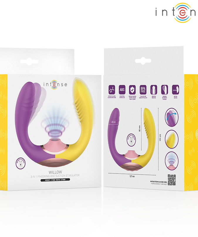 INTENSE - WILLOW 3-IN-1 SUCTION AND VIBRATION STIMULATOR