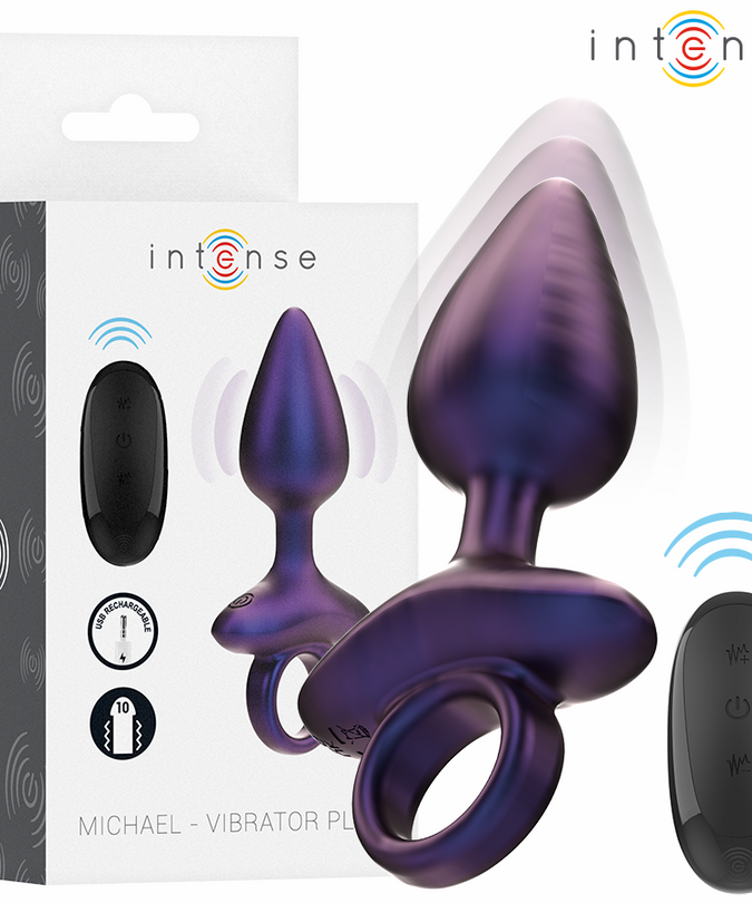 Intense – Michael Vibrating Anal Plug Model 2 Remote Control