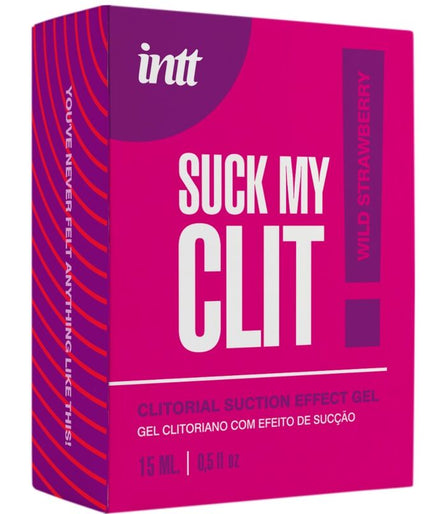 Intt – Suck My Clit Suction Effect Gel Wild Strawberry 15 Ml