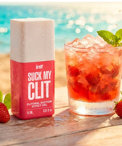 Intt – Suck My Clit Suction Effect Gel Wild Strawberry 15 Ml