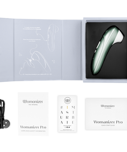 WOMANIZER - PRO VIBRANT CLITORAL STIMULATOR SAGE GREEN