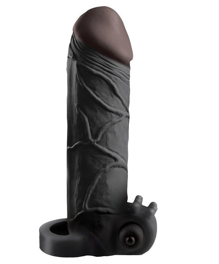 FANTASY X- TENSIONS - VIBRATING REAL FEEL 2 EXTENSION BLACK