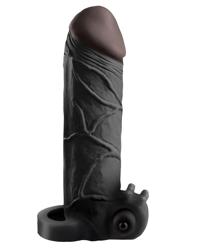 FANTASY X- TENSIONS - TRILLENDE REAL FEEL 2 VERLENGSTUK ZWART
