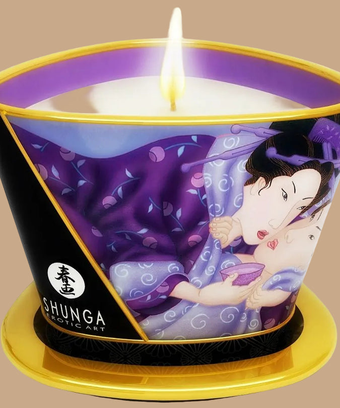 Shunga – Mini Caress by Candlelight Exotic Fruits Massage Candle 170ml