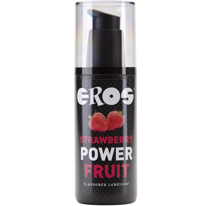 EROS POWER LINE - GLIJMIDDEL MET AARDBEI SMAAK