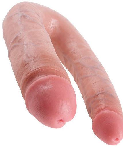 KING COCK - U-SHAPED LARGE DOUBLE TROUBLE FLESH 17.8 CM