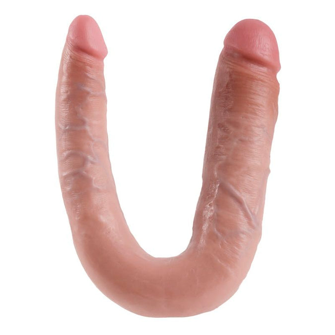 KING COCK - U-VORMIG GROOT DUBBEL PLEZIER VLEES 17.8 CM
